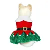 Vêtements pour chiens de Noël vêtements d'animaux de compagnie durables belles décorations accrocheuses uniques pour animaux de compagnie accessoires à thème