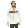 Sweats à capuche pour femmes Uni Nation 5 Stripe Zip Hoodie Femmes zip-up Sweatshirt Long Swear