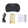 Клавиатуры RII I8+ мини -беспроводная клавиатура 2,4 ГГц беспроводная клавиатура с сенсорной панелью для Android TV Box, ПК, ноутбук, Smart TV, htpc