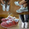 Chaussures décontractées Forudesignens Lovers Lovers Pattern Sneakers For Women Lightweight Flats Lace Up Ladies Breathable Air Mesh Footwear