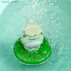 Toys de bain Spray électrique eau flottante rotation grenouille grenoule jeu de douche pour enfants salle de bains pour enfants pour enfants cadeau y240416