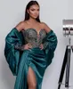 Robes de fête Sexy Green Plus taille sirène bal-