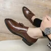 Casual schoenen 2024 Fall Black Tassel Soft Loafers Heren niet-slip mocassin zapatos de Hombre Designer Men