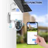 Sistema ICSEE 4MP Solar WiFi PTZ Camera wireless TATTERA DI SICURTIVO TATTERA VISUALITÀ Night Vision PIR Rilevamento solare Sorveglianza IP