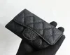 Luxury Classical Femmes Bag Brand Fashion Mouton Mouton Business en cuir authentique Holder 6777837