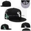 Kogelcaps est gemonteerde hoeden honkbal maten hoed ontwerper alle teams logo katoen borduurwerk tijdperk cap snapbacks atletic street outdoor spo dhzkn