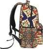 Zaino boho blu e rosso mandala fiore laptop leggero per donna uomo college book daypack casual daypack da daypack