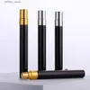 Fragrance 50/100 PCS/Lot 10ml Black Perfume Bottle Empty Glass Spray Bottles Refillable Fragrance Sample Vials Atomizer Pay Custom L410