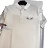 Summer new men turn down collar rhinestone eyes logo short sleeve designer polo shirts SMLXLXXL3XL4XL