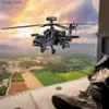 Puzzle 3D Kit di costruzione modello a traquacool AH-64 Apache puzzle giocattoli fai-da-te 3D puzzle per il teaser cerebrale migliori regali per il compleanno di Natale y240415
