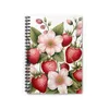 Strawberry Spiral Notebook Memorando notepad 120 páginas escrevendo para notas de diário de registro de estudo GRILS GRILS DIÁRIO DIÁRIO DO JORNO PRESENTES