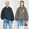 Sudaderas con capucha para mujeres sudaderas Harvey Women Diseñadora Capesta para sudadera con capucha impresa sudadera con capucha con capucha suelta suéter de parro