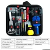 Kits d'outils de réparation 147pcs Kit d'outils Watch Kit horloger de liaison de liaison Bar ouvre-broche de ressort Horlogemaker Gereedschap NH35 Set Drop del Dhia1