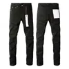 Jeans masculinos Men Jeans Purple Brand Street Fashion Jean rasgou as calças de jeans vintage Mens Hight Hight Grey com Tag para homens Mulheres jovens à venda Yu