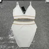 Swimsuit Designer Bikini Womens Knitted Sling Bra Briefs Underwear Fashion Bathing Suit Sexy Knits Bras Set