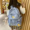 Рюкзак японский хараджуку школьный пакет женская школьная сумка средней школы, сумка, средняя средняя, младшая, большая способность