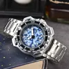 Watches Citizen Men es Luxury Trend Quartz Calender Waterproof Multifunktion Fancy Round Rostfri Automatisk datum CZ08