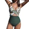 Swimswear féminin dames d'été couleur solide suspense sans dos de maillot de bain de printemps sexy pour femmes sous-vêtements coton