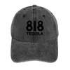 Berets 818 Merch Tequila Logo Cowboy Hat Christmas Black Foam Party Men's Baseball Women's