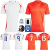 Men Soccer Chile 22 Dario Osorio koszulki 24/25 Drużyna narodowa 5 Paulo Diaz 11 Eduardo Vargas 2 Gabriel Suazo 7 Marcelino Nunez Victor Davila Football Shirt Copa America