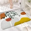 Dywany dywaniki łazienkowe nowoczesne abstrakcyjne maty do kąpieli chłonne bez poślizgu dywan miękki miękki maszynowy maty podłogowe 29,5x17,7 cala
