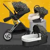 Strollers# Baby Stroller 3 In1 Baby Cariage Travel Stroller Baby Stroller met autostoel Nieuwe PRAM Travel Vouw Stroller High Landscape L416