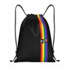 N7 Gay Pride LGBT LOGO SACS SACS SALS POUR SHOP YOGA BACKPACKS ALLIANCE MILITAL VIDEO Game Mass Effect Sports Gym Sackpack W9SF #