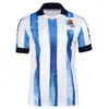 23 24 Royal Society Mens Soccer Jerseys MERINO ISAK OYARZABAL GOROSABEL ZUBELDIA ILLARRA BARRENETXEA SILVA Home Blue Away White 3rd Football Shirts