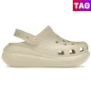 Hot Designer slippers Classic Crush Bae Clogs Platform Sandals for men women triple black white Water proof Shoes Salehe Bembury sandal mens womens size 36-45