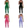 Bodysuits Women for Yoga Sports Jumpsuits i ett stycke Sport Snabbtorkningsträning BRAS Set ärmlösa Playsuits Fiess Casual Black Summer