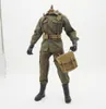 16 Scale Accessories Female Clothes Olive WWII Airborne set Soldier Uniforms For 12quot Male Military Action Figure Body LJ20099219906