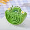 Decorative Flowers Simulation French Mousse Cake Model Fake Bread Table Refrigerator Magnet Pography Props Party Wedding Decor