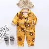 Vêtements pour enfants Girls Sleemberwear Childrens Pajamas Set pour Pâques Pajamas Child Boy Print Loungewear Pijama Infantil Meninas 240407