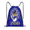 Niestandardowe Zeta Phi beta ZOB ZOBSKING TORBS BAGSY KOBIETA MĘŻCZYZNA LEKWAGA GRECKA LIST RECORM 1920 SACKPACK SACKPACK