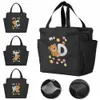 Sac à lunch à grande capacité Aesthéstique Printing Bear Letter Series Coloner Tote Sacs Filer Filer Dowproof Picnic Sacs Boîte à lunch Hi-Q A7LL # #