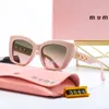 Okulary przeciwsłoneczne Mui Mui For Woman GLIMM INGRESIDES Designers Sunglasses Fashion Luksusowe okulary przeciwsłoneczne Man Lopard Sun Słońce Anti Radioter Women Sunglasses Pink Shade