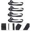 Sacs extérieurs 4pcs Ski et Snowboard Boot Carrier Strap Sclinder Sling Lash Winter Gear Accessory (noir)