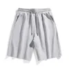 100% Pure Cotton Sports Pants Shorts Unisex Loose Casual Comfortable Running Solid Color Five Piece Mens