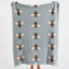Couvertures en gros Super doux chauds moelleux Microfibre Tricote Tricoted Belle couverture de dessin animé Couverture d'abeille pour canapé Décoration de la maison d'hiver