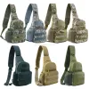 Ryggsäckar män kamouflage axel crossbody väskor taktisk ryggsäck bröst axel bälte militär fanny pack djungel väska taktiska tillbehör
