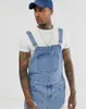 Heren jeans mannen overalls baggy vintage gat fahhion scheurde korte denim jumpsuits mannelijke casual straat zomer vrachtbroek