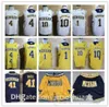 College Michigan Wolverines baskettröjor Tim Hardaway Jr 1 Glenn Robinson III 3 Trey Burke Chirs Webber 41 Glen Rice Mens SH5863711