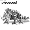 Puzzles Pizzles Modèle de construction Modèle de construction Dinosaur Rock Rock 3D Puzzle Metal Toys Jigsaw Assembly Model Kits for Home Decoration Y240415