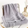 Towel Cotton Bath Increases Water Absorption Adult Solid Color Golden Silk Soft Affinity Face 70cmX140cm