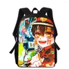 School Bags Toilet-bound Hanako-kun 16" 3D Print Kids Backpack Primary For Boys Girls Back Pack Students Book