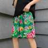 Męskie szorty T-shirt Shorts Północno-wschodnie kwiatowy druk szalony chiński styl etniczny strój z latem