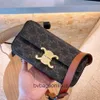 High end Designer bags for women Celli Advanced underarm bag middle ancient same crescent new single shoulder bright bag original 1:1 with real logo and box