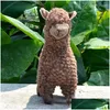 Stuffed & Plush Animals Lovely 23Cm White Alpaca Llama P Toy Doll Animal Dolls Japanese Sheep Soft Alpacasso For Kids Birthday Christm Dhyhp