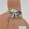 Andere schattige olifant -stemmingsring Verstelbare kleurveranderingen in de temperatuur van uw bloeddruppel levering sieraden Body Dhiwo