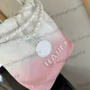 24p różowy gradient wosk olej skórzany klasyczne pikowane mini torby na ramię w ramach biały litera monety urok okrągły pasek Crossbody torebki karty Pouch 23 cm